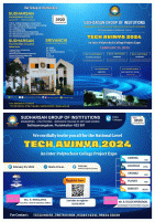TECH AVINYA 2024 Project Expo Poster